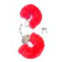 Kajdanki Fetish B - Series- Furry Cuffs Red - 2