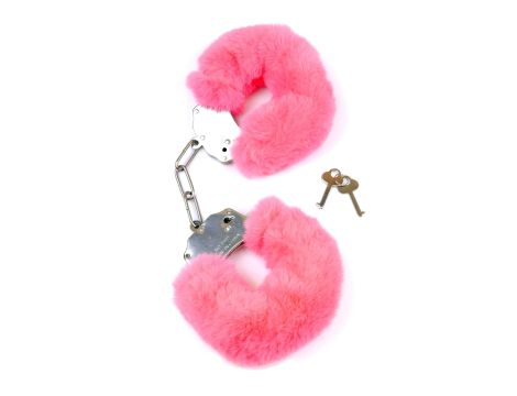 Kajdanki Fetish B - Series- Furry Cuffs Pink