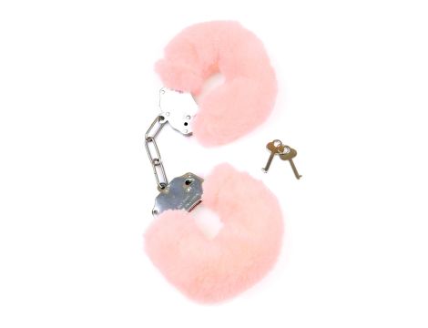 Kajdanki Fetish B - Series- Furry Cuffs Light Pink