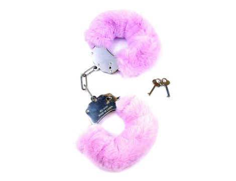 Kajdanki Fetish B - Series- Furry Cuffs Purple