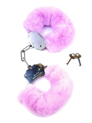 Kajdanki Fetish B - Series- Furry Cuffs Purple