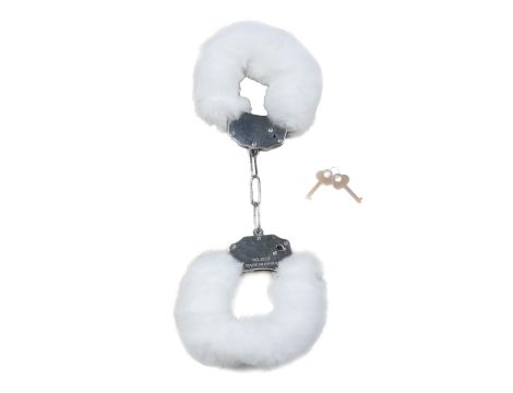 Kajdanki Fetish B - Series - Furry Cuffs White - 2