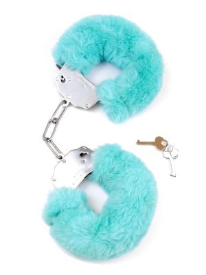 Kajdanki Fetish B - Series- Furry Cuffs Blue