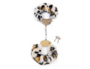 Kajdanki Fetish B - Series- Furry Cuffs Leopard - image 2