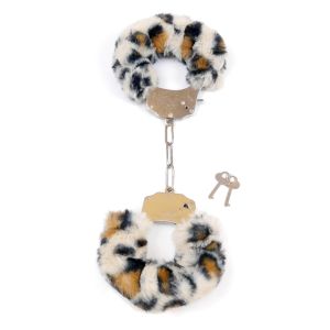 Kajdanki Fetish B - Series- Furry Cuffs Leopard - image 2