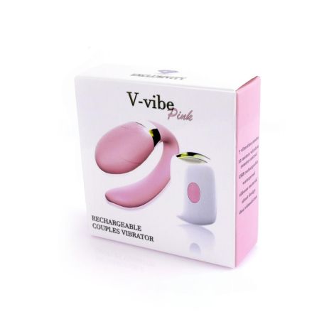 Stymulator-V-Vibe Pink USB 7 Function / Remote Control - 8