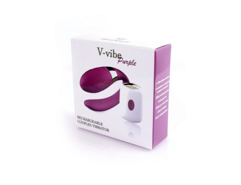 Stymulator-V-Vibe Purple USB 7 Function / Remote Control - 6