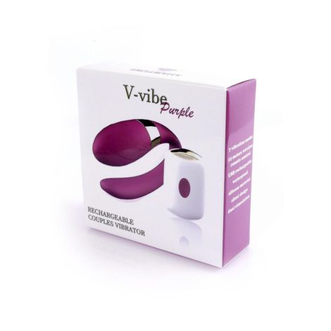 Stymulator-V-Vibe Purple USB 7 Function / Remote Control - 6