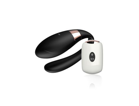 Stymulator-V-Vibe Black USB 7 Function / Remote Control