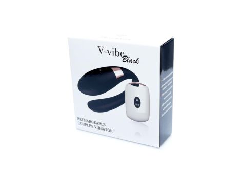 Stymulator-V-Vibe Black USB 7 Function / Remote Control - 10