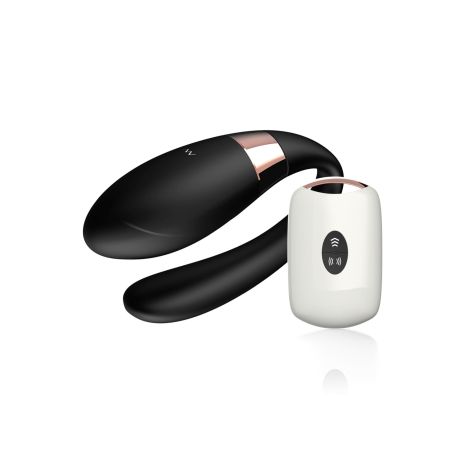 Stymulator-V-Vibe Black USB 7 Function / Remote Control