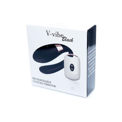 Stymulator-V-Vibe Black USB 7 Function / Remote Control - 10