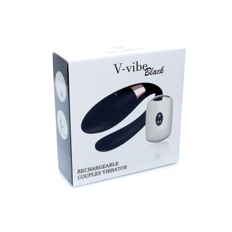 Stymulator-V-Vibe Black USB 7 Function / Remote Control - 11