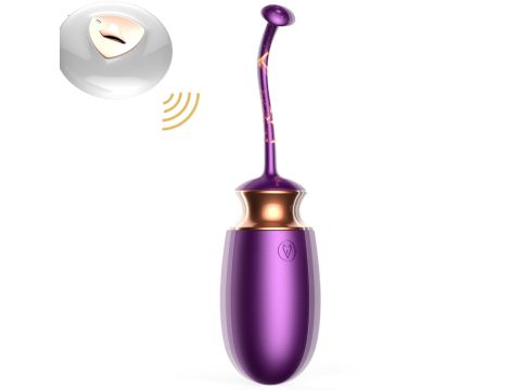 Jajko/wibr-Vibrating Silicone Love EGG USB 10 Function / Heating / Voice Control - 6