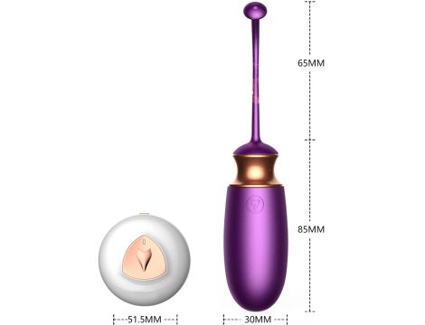 Jajko/wibr-Vibrating Silicone Love EGG USB 10 Function / Heating / Voice Control - 10