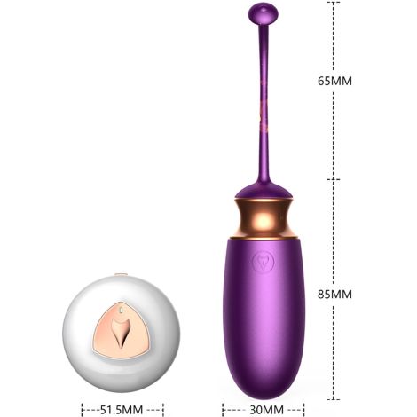 Jajko/wibr-Vibrating Silicone Love EGG USB 10 Function / Heating / Voice Control - 10