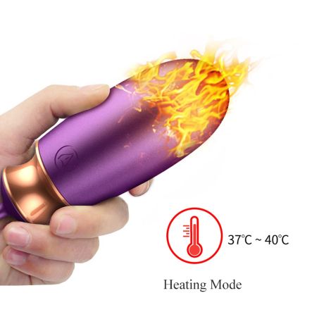 Jajko/wibr-Vibrating Silicone Love EGG USB 10 Function / Heating / Voice Control - 12