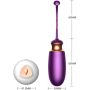 Jajko/wibr-Vibrating Silicone Love EGG USB 10 Function / Heating / Voice Control - 11