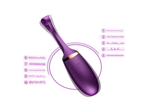 Jajko/wibr-Vibrating Silicone Love EGG USB 10 Function / Voice Control - 11