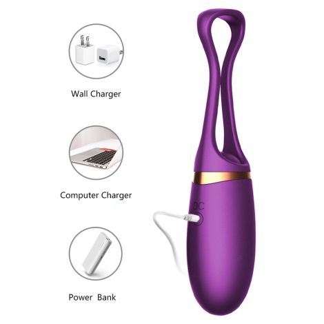 Jajko/wibr-Vibrating Silicone Love EGG USB 10 Function / Voice Control - 8