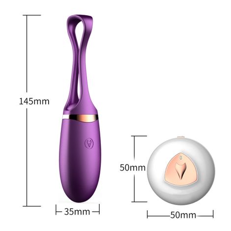 Jajko/wibr-Vibrating Silicone Love EGG USB 10 Function / Voice Control - 9