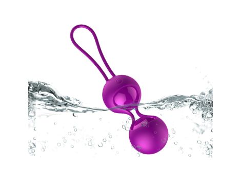 Kulki-Vibrating Silicone Kegel Balls Set USB 10 Function / Remote control - 5