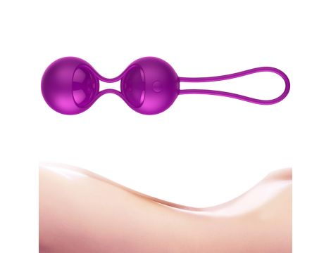 Kulki-Vibrating Silicone Kegel Balls Set USB 10 Function / Remote control - 7