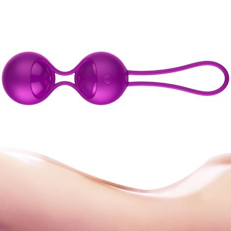 Kulki-Vibrating Silicone Kegel Balls Set USB 10 Function / Remote control - 7