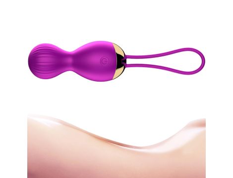 Kulki-Vibrating Silicone Kegel Balls USB 7 Function - 4