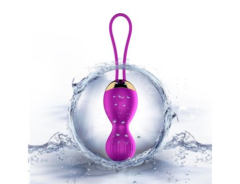 Kulki-Vibrating Silicone Kegel Balls USB 7 Function - 9