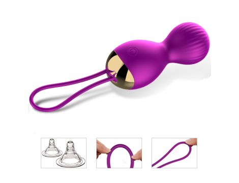 Kulki-Vibrating Silicone Kegel Balls USB 7 Function - 12