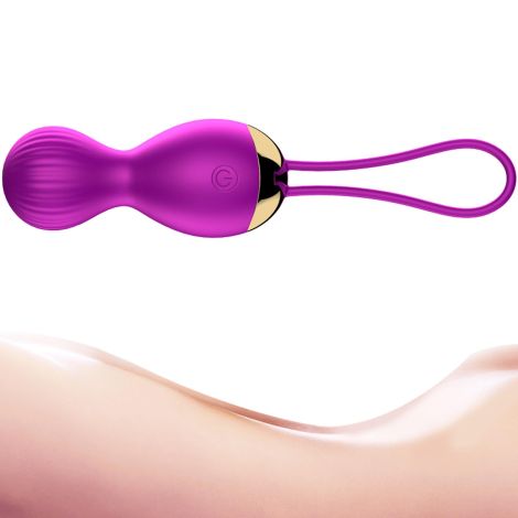 Kulki-Vibrating Silicone Kegel Balls USB 7 Function - 4