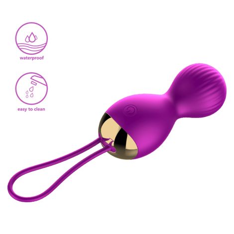 Kulki-Vibrating Silicone Kegel Balls USB 7 Function - 6