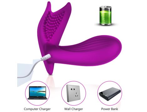 Stymulator-Silicone Panty Vibrator USB 10 Function / Heating / Voice Control - 11