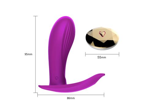 Stymulator-Silicone Panty Vibrator USB 10 Function / Heating / Voice Control - 12