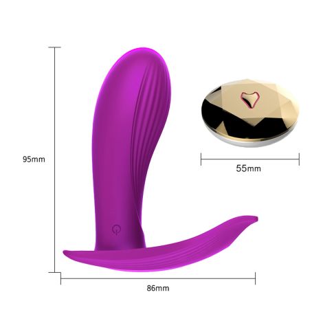 Stymulator-Silicone Panty Vibrator USB 10 Function / Heating / Voice Control - 7