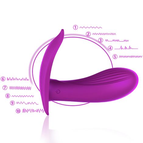 Stymulator-Silicone Panty Vibrator USB 10 Function / Heating / Voice Control - 13