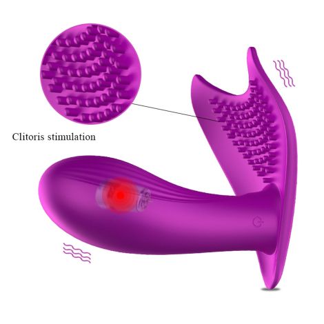 Stymulator-Silicone Panty Vibrator USB 10 Function / Heating / Voice Control - 15