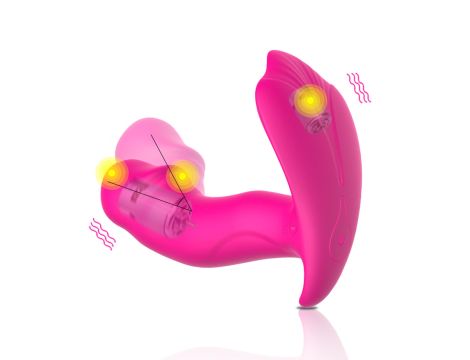 Stymulator-Silicone Panty Vibrator and Pulsator USB 10 Function / Heating - 5