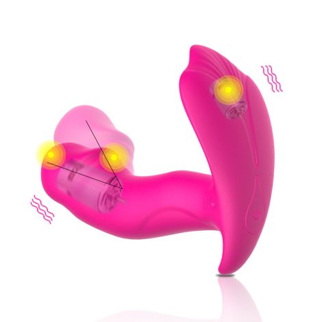 Stymulator-Silicone Panty Vibrator and Pulsator USB 10 Function / Heating - 5