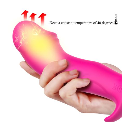 Stymulator-Silicone Panty Vibrator and Pulsator USB 10 Function / Heating - 8