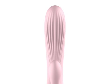 Wibrator- B -  Series, Silicone Vibrator Pink USB 10 Function / Heating - 8