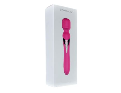 Stymulator - B - Series - Silicone Dual Massager Pulsator USB 7+7 Function (Pink) - 12