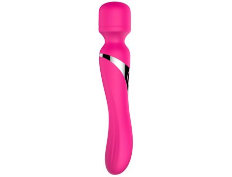 Stymulator - B - Series - Silicone Dual Massager Pulsator USB 7+7 Function (Pink) - 7