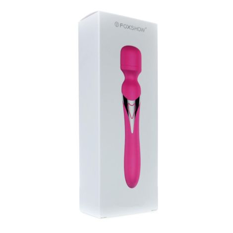 Stymulator - B - Series - Silicone Dual Massager Pulsator USB 7+7 Function (Pink) - 12