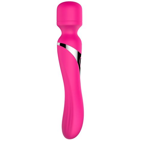 Stymulator - B - Series - Silicone Dual Massager Pulsator USB 7+7 Function (Pink) - 7