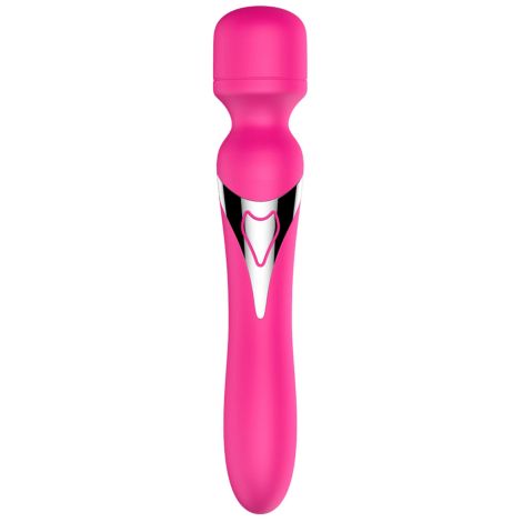 Stymulator - B - Series - Silicone Dual Massager Pulsator USB 7+7 Function (Pink) - 9