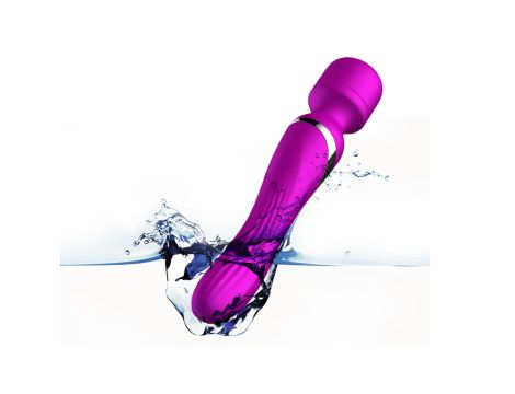 Stymulator-Silicone Dual Massager USB 7+7 Function Purple - 6