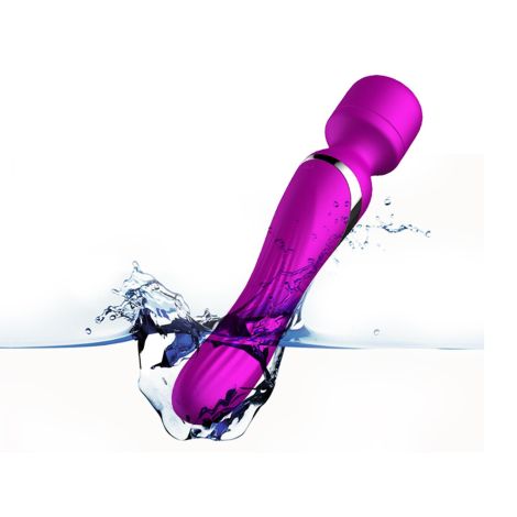 Stymulator-Silicone Dual Massager USB 7+7 Function Purple - 6