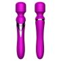 Stymulator-Silicone Dual Massager USB 7+7 Function Purple - 2